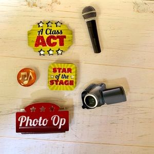 Theatre/onstage themed scrapbook stickers